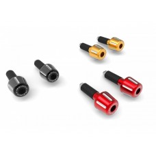 DBK Special Parts (Ducabike) Contrast Cut Weighted Universal Bar Ends - Long
